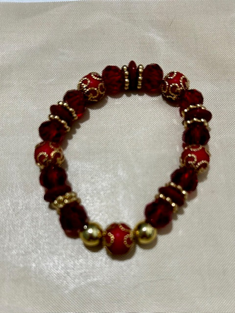 Old Style Ruby Red Bracelet