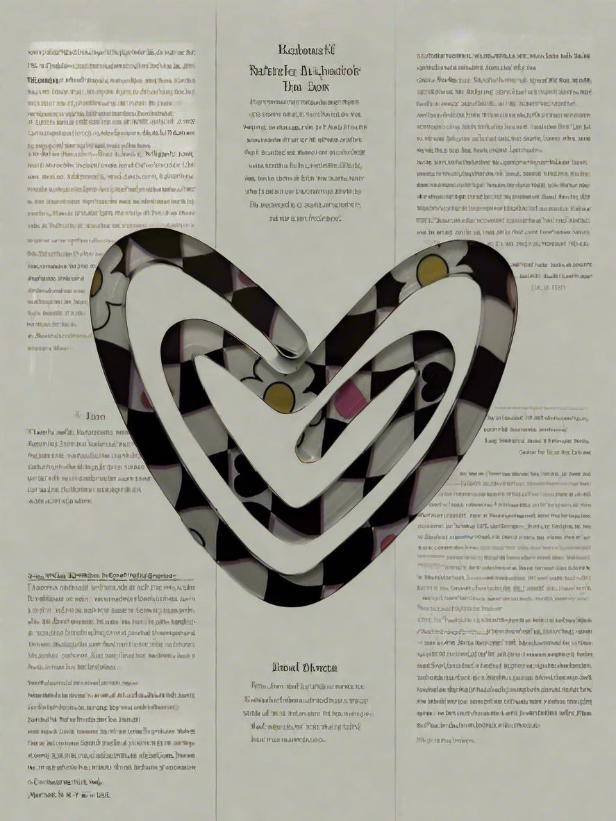 Flower Heart Bookmark
